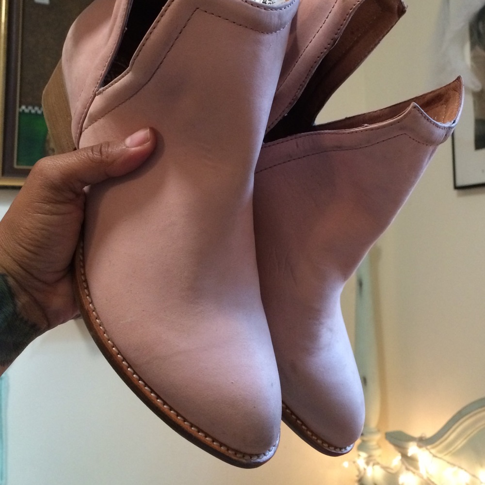 Jeffrey Campbell Muskrat Booties in Pink